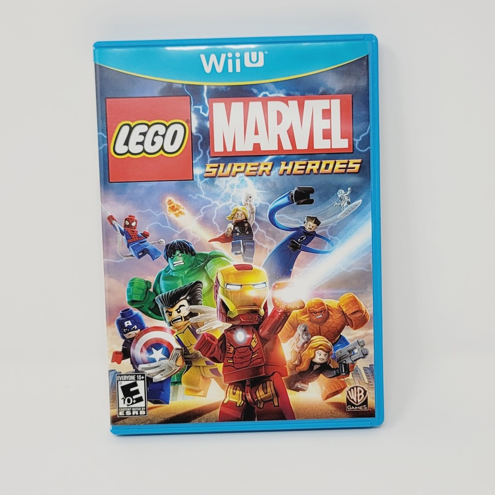 Nintendo Wii U LEGO Marvel Super Heroes Video Game Action Adventure CIB Complete